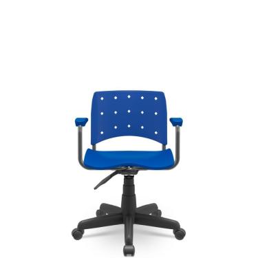 Imagem de Cadeira Ergoplax Universal Secretária Azul