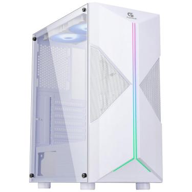 Imagem de Gabinete Gamer Fortrek Holt - Lateral em Acrílico - LED RGB - Mid Tower - Branco - 80524-Unissex