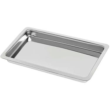 Imagem de Bandeja Cuba Retangular Aço Inox 42x30x3,8cm Fortinox