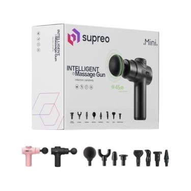 Imagem de Pistola de Massagem Elétrica Muscular Profissional com 8 Acessórios 6 Velocidades Ajustáveis para Liberação Miofascial Motor Silencioso, Bateria de Longa Duração Ideal para Atletas e Recuperação (Preto)