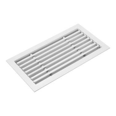 Imagem de PATIKIL Grade de ventilação de ar de barra linear de 30 x 15 cm, 1 peça de alumínio removível com tampa de ventilação para teto, fornecimento e retorno de ar HVAC de parede lateral, branco