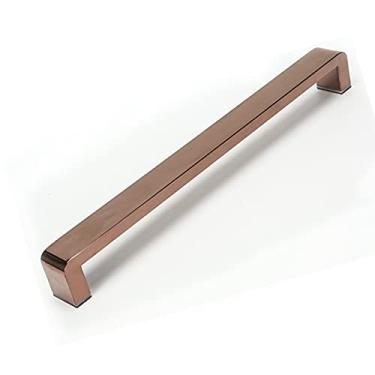 Imagem de Substituição de maçaneta de porta com acessórios de banheiro, puxador de porta de vidro para box de chuveiro, puxadores tubulares de porta de celeiro - ouro