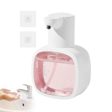 Imagem de Dispensador de sabão elétrico sem toque | Sensor de carregamento USB, recipiente de gel de banho multiuso para banheiro, cozinha, vaso sanitário