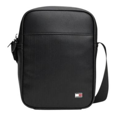 Imagem de Bolsa Shoulder Bag Tommy Hilfiger Flag Mini 2,15L Preto-Masculino