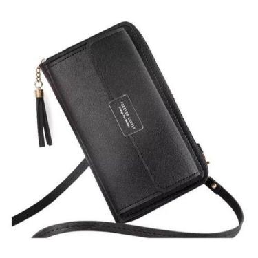 Imagem de Bolsa Feminina Carteira Porta Cartão Documento Celular - Unistar, Rosa