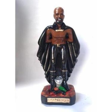 Imagem de Imagem Exu Marabo Preto Gesso Estatua 35 Cm - Lua Mistica