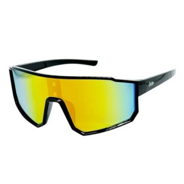 Imagem de Óculos de Sol Esportivo para Esportes ao ar livre Unissex com uv400 - Jet (Preto c/Laranja)