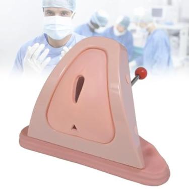 Imagem de Modelo de prática de sutura de corte de períneo, modelo de anatomia do sistema reprodutivo feminino, simulador de reparo de períneo realista, para treinamento de corte e sutura, uso em faculdades