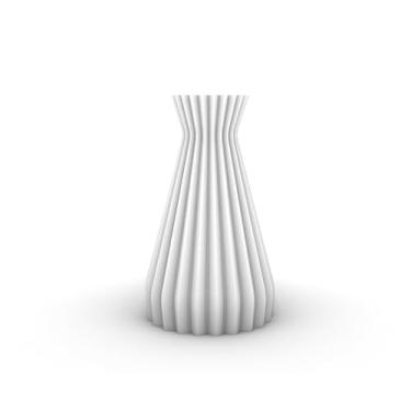 Imagem de Vaso Cachepot Decorativo Escandinavo Nórdico com Laço – Estilo Moderno para Sala Quarto ou Escritório (Branco,15cm de altura)
