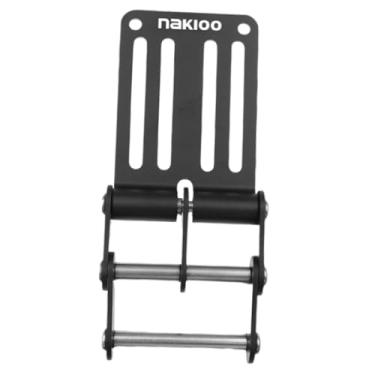 Imagem de IEUDNS Fivela de liberação rápida para cinto de ferramentas, ideal para pochetes. Feita em liga de alumínio e universal. Perfeita para, Preto