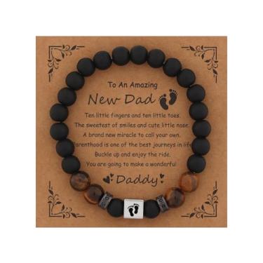 Imagem de Pulseira First Time Dad New Father Daddy to Be Pregnancy Announcement Gift (Amazing New Dad-H-KZBR)
