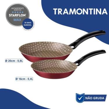 Imagem de Jogo de Frigideira Tramontina Turim Panela Tramontina Frigideira WOK T