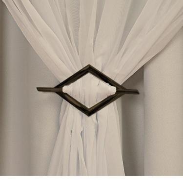 Imagem de Cortina Blackout em Tecido com Voil 4,00m x 1,80m Bloqueia 90% Luz Sal