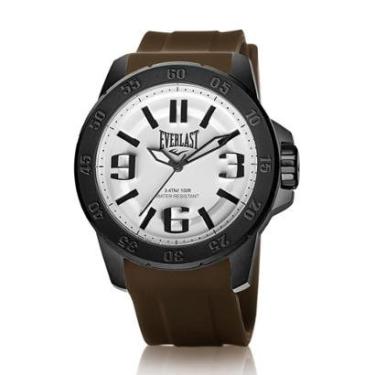 Imagem de Relógio Analógico Masculino Everlast Prova D'Água Silicone-Masculino
