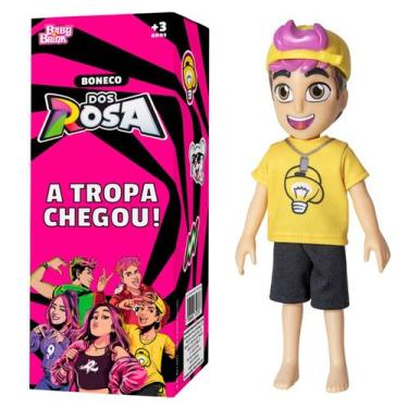 Imagem de Boneca Leozin Dos Rosa Youtuber Infantil Articulado 26Cm