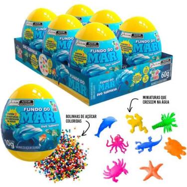 Imagem de Doce OVO Surpresa Fundo do MAR DP.C/06 - Divino KIDS