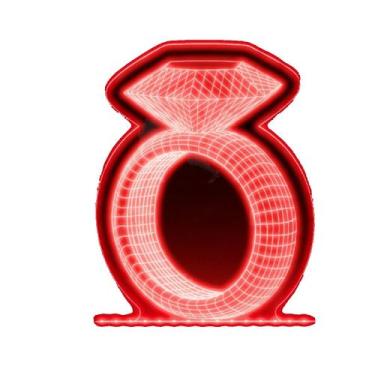 Imagem de Luminaria LED - Anel 3D - Persona Store