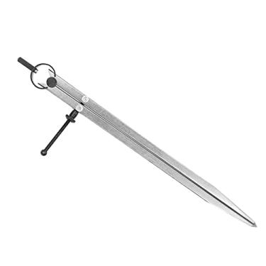 Imagem de Generic Pinças Divisoras de Asa de Couro Ajustáveis ​​com Porca de Mola para Escrita e Marcação Precisas, Alta Precisão para Superfícies de Madeira, Plástico e Metal (300mm)