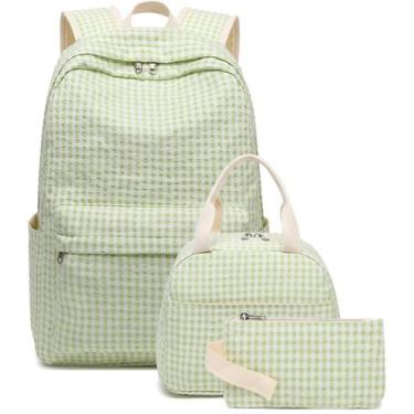 Imagem de Conjunto de mochila escolar BTOOP para meninas com lancheira