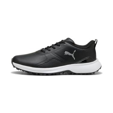Imagem de PUMA Tênis de golfe masculino, Preto/prata, 42