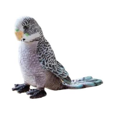 Imagem de Brinquedo De Pelúcia De Papagaio Fofo E Realista De 23CM, Boneco De Pá