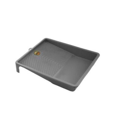Imagem de Bandeja Para Pintura Cinza Pequena 15cm - Plástico Polipropileno - Dto