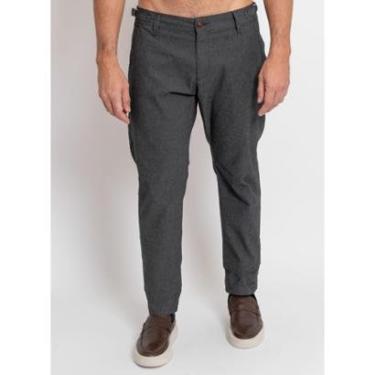 Imagem de Calça Sarja Aleatory Ajuste Lateral Preta-Masculino