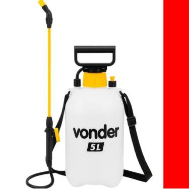 Imagem de Pulverizador Manual 5 Litros Alta Pressão Bico Ajustável - Vonder