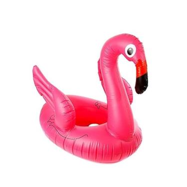Imagem de Boia Inflável Infantil Flamingo com Assento – 70cm, PVC Resistente, Suporta 25kg, Para Crianças +3 Anos – Conforto e Segurança na Piscina
