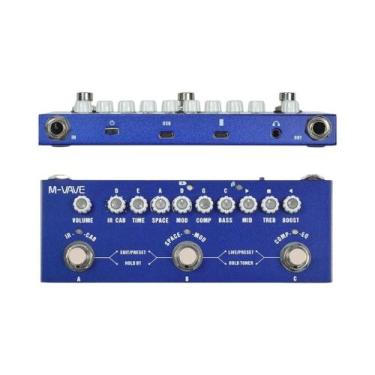 Imagem de Pedal Multi Efeitos Recarregável M-VAVE Cube Para Guitarra Acústica, B