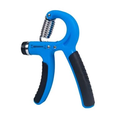 Imagem de Hand Grip Ajustável até 60kg, Fortalecedor de Mão e Antebraço com Contador, Azul, 15x10cm