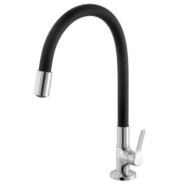 Imagem de Torneira de Cozinha Meber Australis 1173 C32, Cromada e Preta