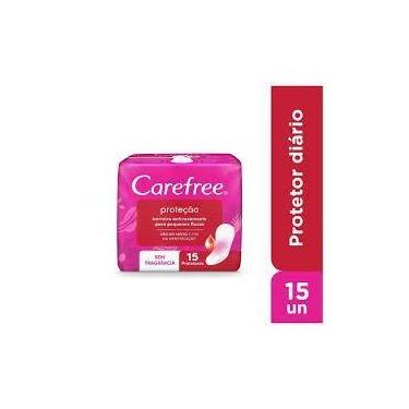 Imagem de Carefree Protetor Diário Proteção Sem Fragrância, 15un