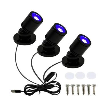 Imagem de Lâmpadas UV Ultravioletas 1W Fluorescentes De Luz Negra Para Exibição 