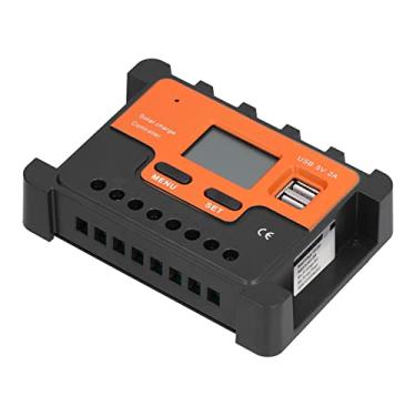 Imagem de Controlador solar PWM regulador de carga 12V 24V display LCD ABS DBS12 com múltiplas funções de proteção para comércio doméstico (20A)