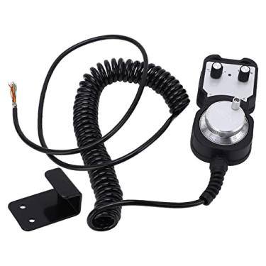 Imagem de Controlador de volante CNC Universal 4 eixos 3 níveis 100PPR Controle de precisão para máquina de torno de gravação e fresagem Material ABS