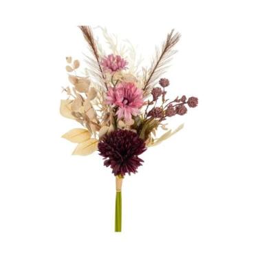Imagem de Buquê De Flores Artificiais De Crisântemo De Seda Para Casamento, Deco