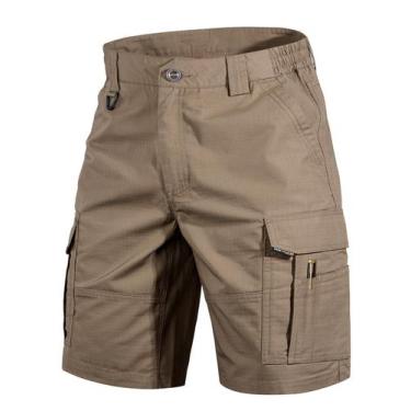 Imagem de Shorts cargo masculinos FREE SOLDIER para caminhada, resistentes à águ