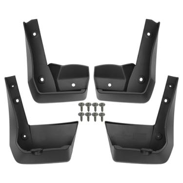 Imagem de Motoforti Abas de lama de carro, protetores contra respingos, para Honda Accord EX Sedan 4 portas 2018-2019, plástico, com parafuso, preto, 1 conjunto