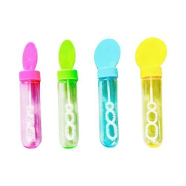 Imagem de Tubo De Bolhas Líquidas Sem Sabão 4.3x14cm 6 12 18 Peças Para Decoraçã