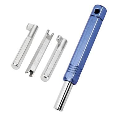 Imagem de Ferramenta de bloqueio HVAC – Ferramenta multi-chave para JB Shield, Rectorseal, Novent e C&D, ferramentas HVAC universais para serviço de refrigeração 410A e R22, chave de bloqueio de tampa durável