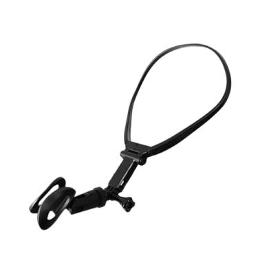 Imagem de KiBcsLic Suporte de microfone de pescoço portátil e confortável, suporte de mão profissional para microfone de microfone, ideal para apresentações de mágicos, Style B