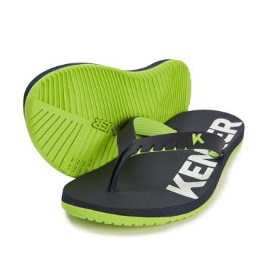 Imagem de Sandália Chinelo Kenner Red Masculino Original, Marinho, Verde, 42