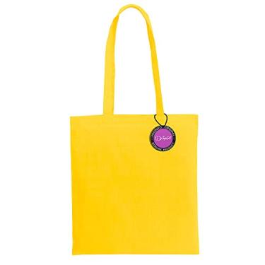 Imagem de Sacola Ecobag em Algodão Reciclado e Poliéster Breeze TopGet (Amarelo)