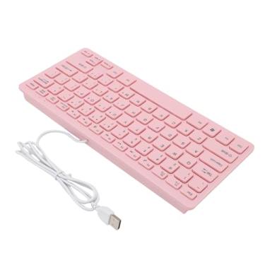 Imagem de Generic Teclado, Teclado Com Fio de Cabo Roseate de 78 Teclas de 4,9 Pés para Trabalhar (Versão em inglês)