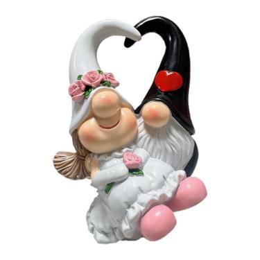 Imagem de Estatueta de,Escultura de Anão em Resina Colecionável - Decoração Temática Para O Dos Namorados,Para Embelezar Ambientes Interiores: Sala De Estar, Quarto,