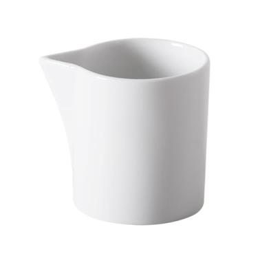 Imagem de Jarro de molho de cerâmica branca para molho de molho pequeno, jarro de xarope para servir de porcelana, jarro de leite e café para creme, jarro para molho de salada, jarra de leite (100 ml)