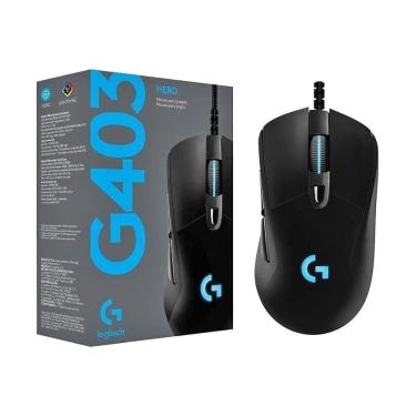 Imagem de Mouse Gamer Logitech G403 Hero Rgb Lightsync 25K DPI