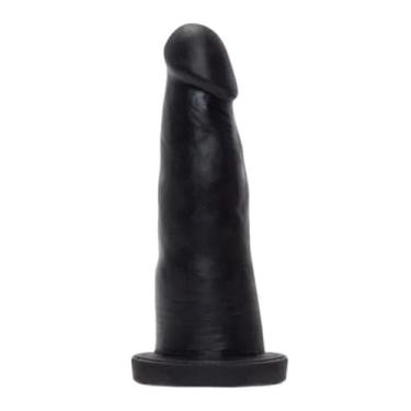 Imagem de Prótese Realística Maciça 14,8 X 3,6Cm Brinquedo Erótico Dildo Toque Confortável MAN11 (PRETO)