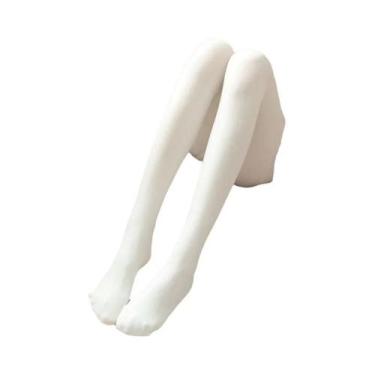 Imagem de Meias-calças Femininas De Veludo Opaco 80D Denier, Elásticas E Colorid